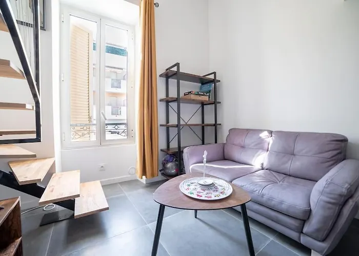 Petit Duplex - Nouveau Duplex Avec Wifi Et Clim Pour 2 公寓 昂蒂布